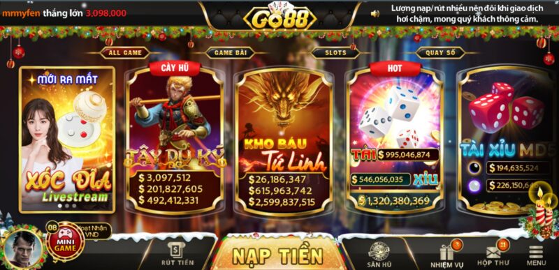 Game nổ hũ