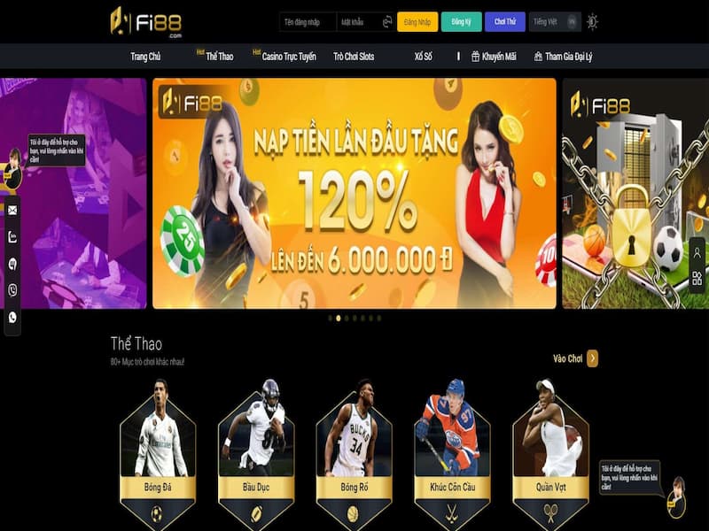 Gửi tiền tại nhà cái fi88 làm tiền đặt cược