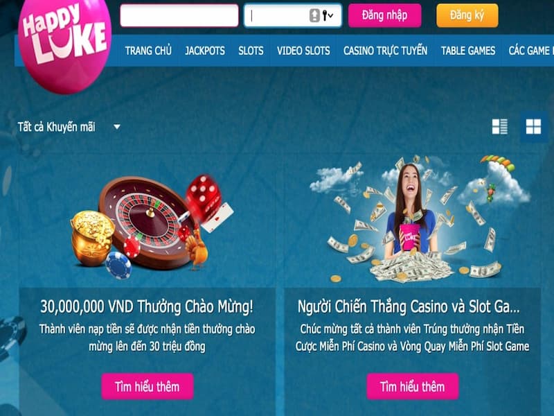 Tham gia happyluke hưởng ưu đãi bất tận