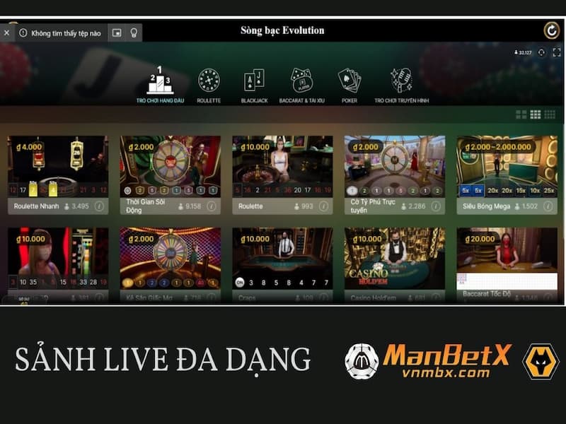 Các ván cược casino tại đây đều khá nhanh chóng